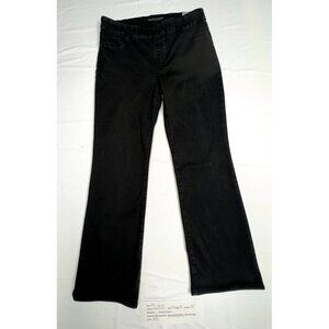 Chico’s Pull-On Slim Boot Jeans Black Women’s 2.5 Waist 36 Inseam 30